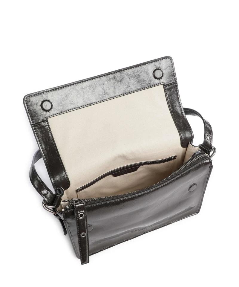 Liebeskind Audrey Recycled Lack Distressed S Bolso de hombro deep soil