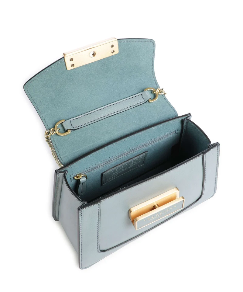 The Bridge Ginevra Bolso de mano baby blue/oro