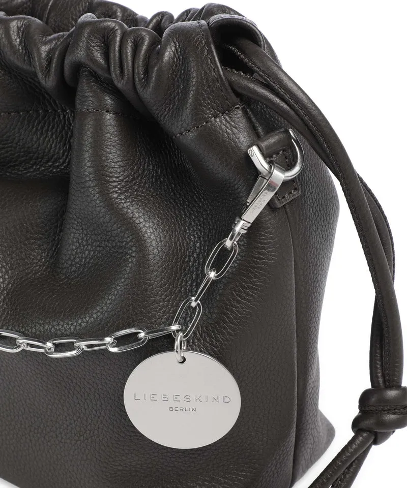 Liebeskind Lya II Small Pebble S Bucket bolso de mano deep soil