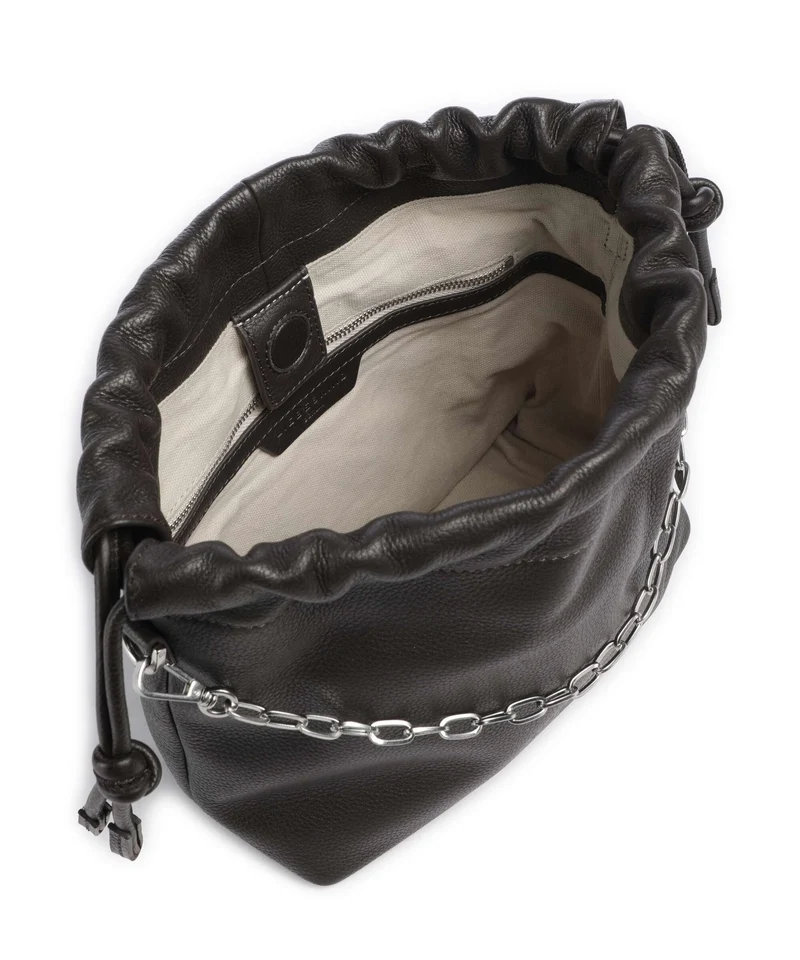 Liebeskind Lya II Small Pebble S Bucket bolso de mano deep soil