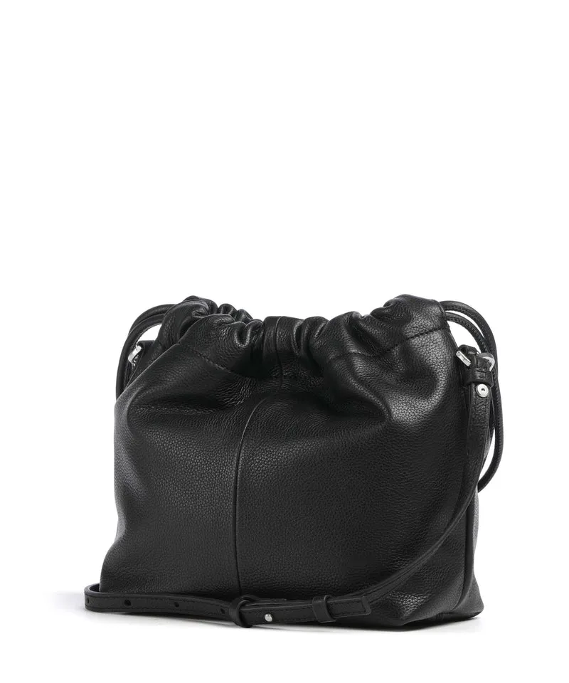 Liebeskind Lya II Small Pebble S Bucket bolso de mano black