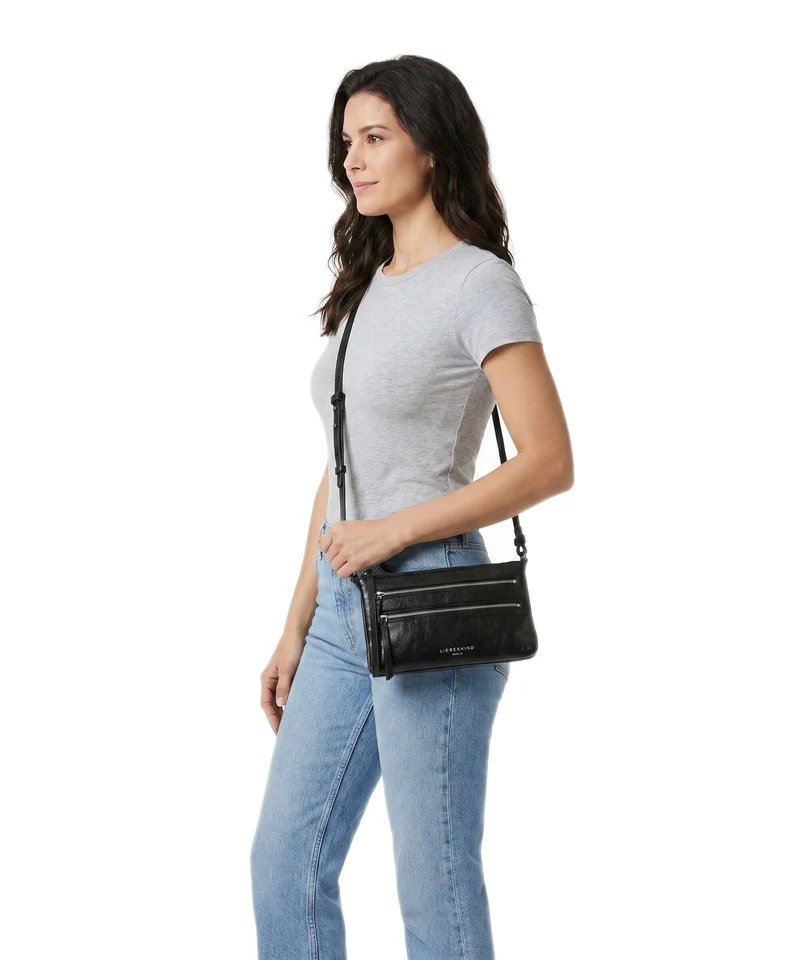 Liebeskind Zena Lamb Crunch S Bandolera black