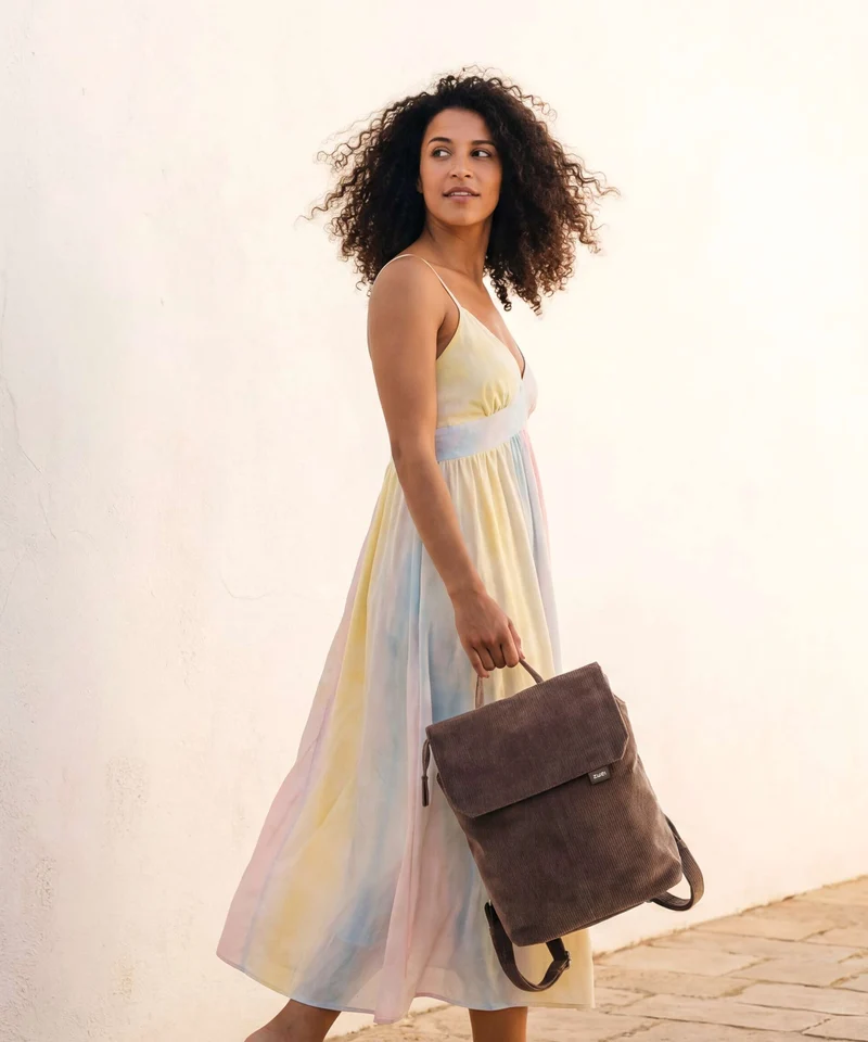 Zwei Mademoiselle.M MR13 Mochila cord/wood