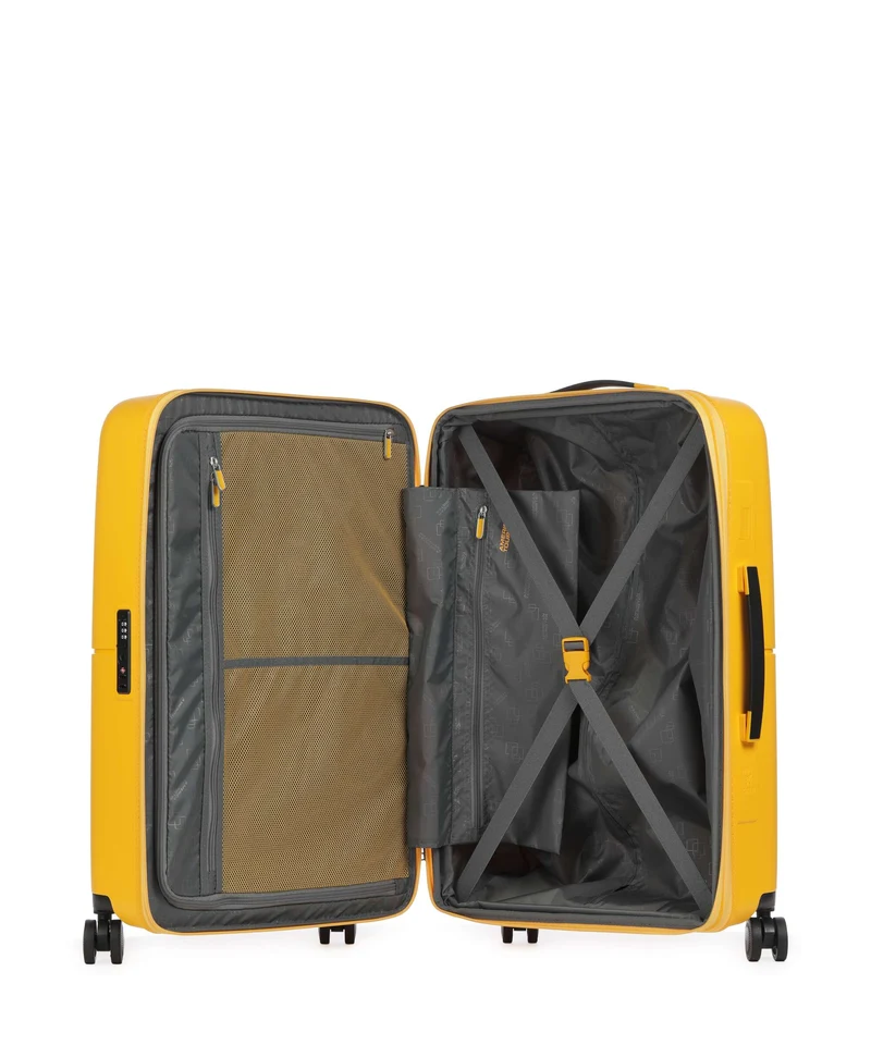 American Tourister Dashpop Maleta con 4 ruedas golden yellow