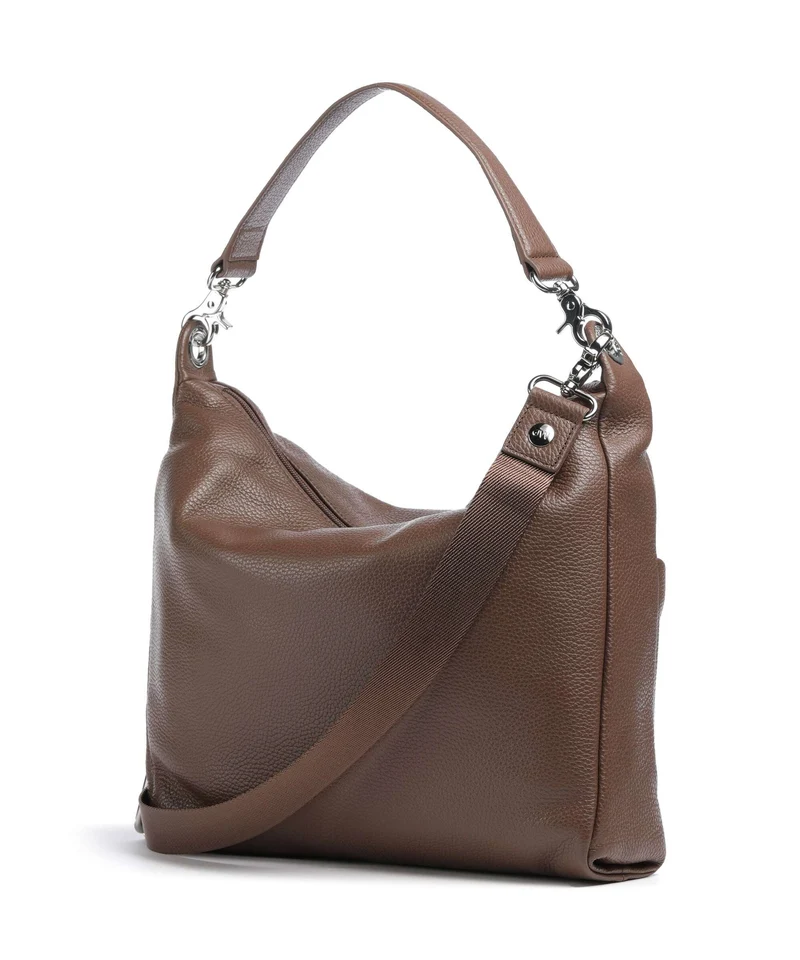 Mandarina Duck Mellow Leather Bolso de hobo milk chocolate