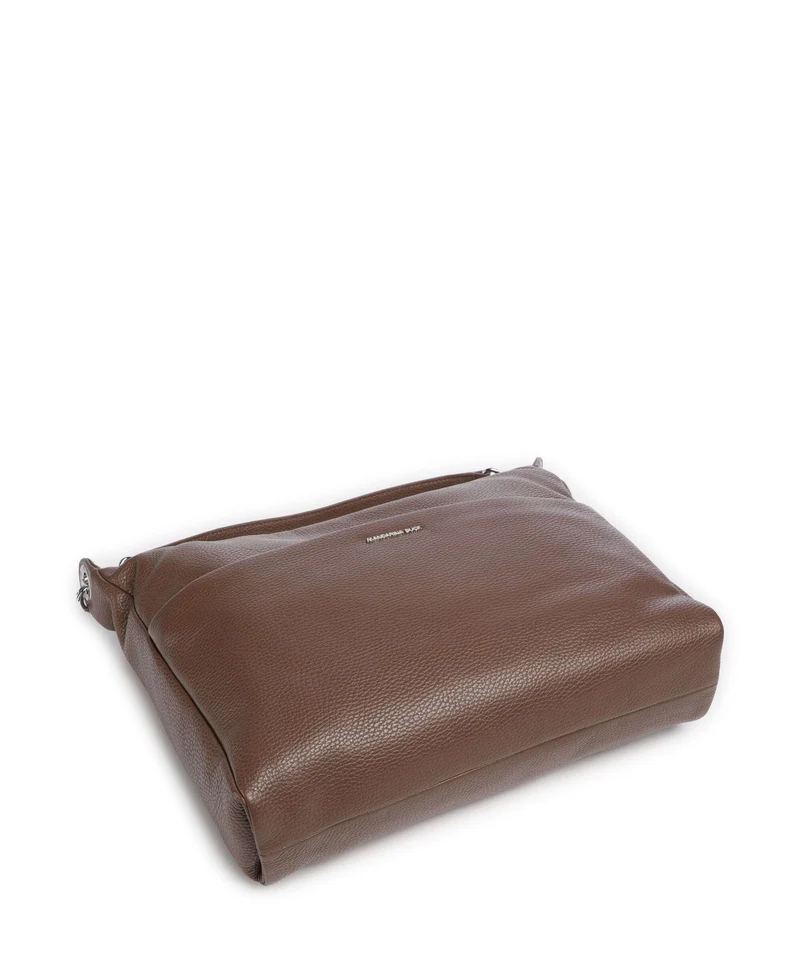 Mandarina Duck Mellow Leather Bolso de hobo milk chocolate