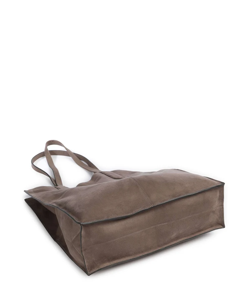 Liebeskind Amy Vegan Suede L Bolsa shopping neutral grey