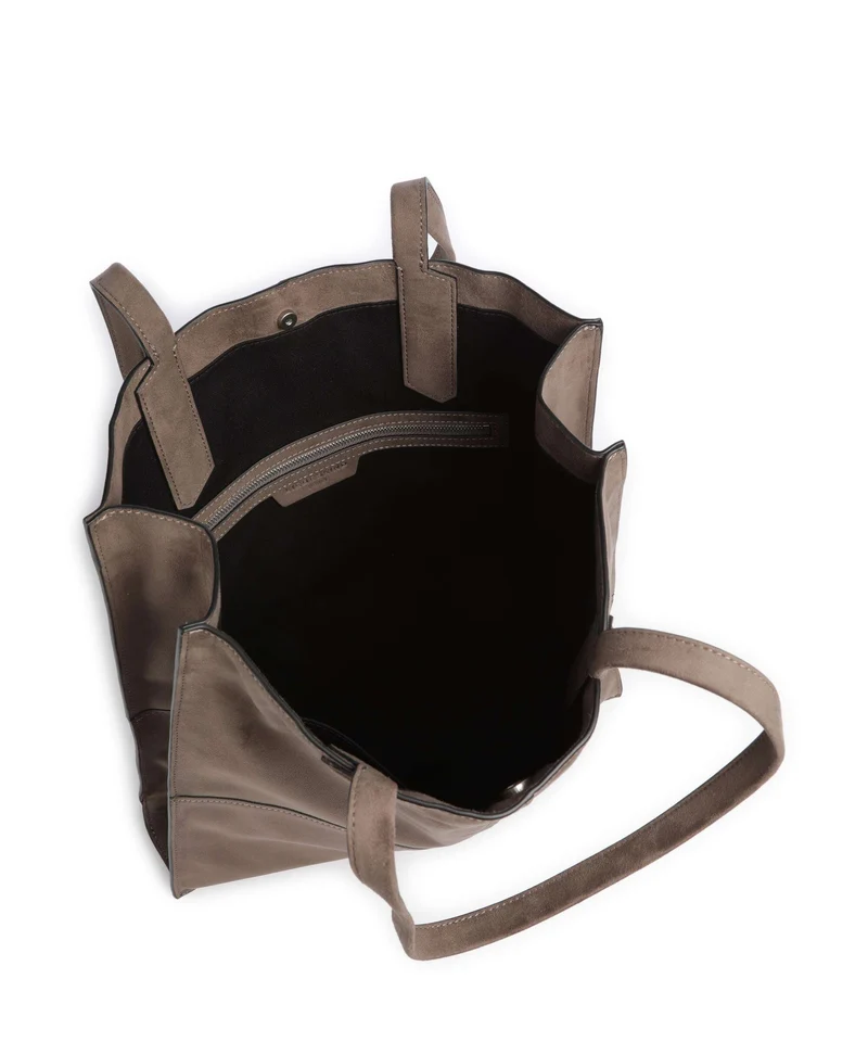 Liebeskind Amy Vegan Suede L Bolsa shopping neutral grey