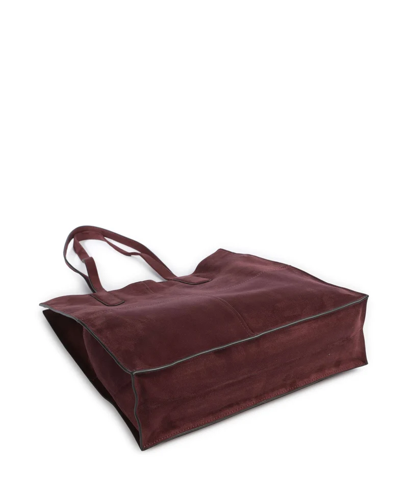 Liebeskind Amy Vegan Suede L Bolsa shopping pomegranate