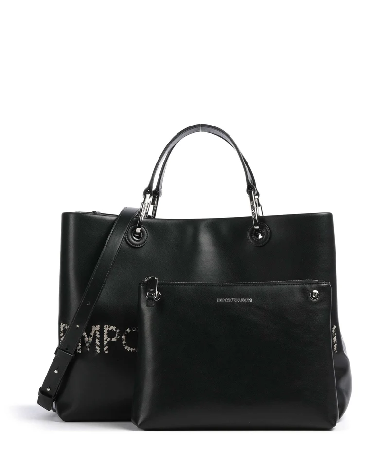 Emporio Armani My EA M Bolso de mano nero/cappuccino
