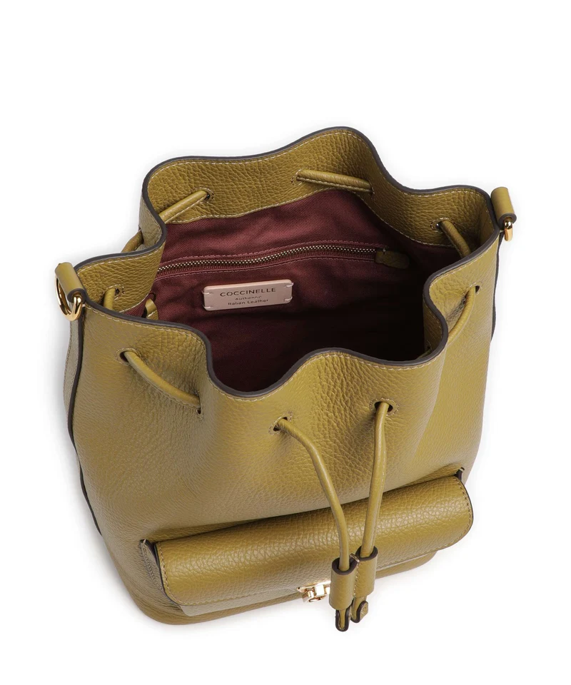 Coccinelle Beat Generation Bucket bolso de mano seagrass