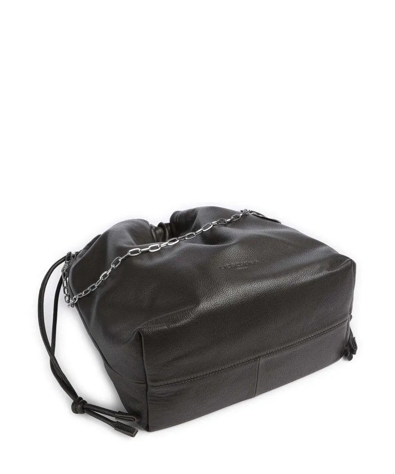 Liebeskind Lya II Small Pebble M Bucket bolso de mano deep soil