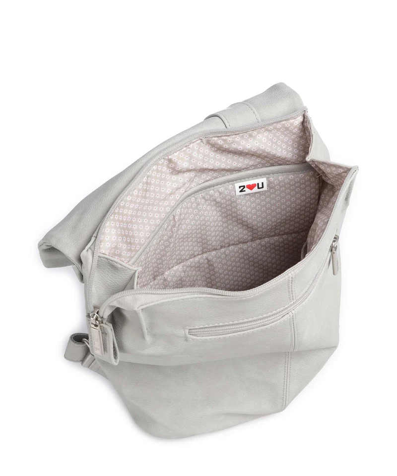 Zwei Mademoiselle.M MR13 Mochila nubuk ice