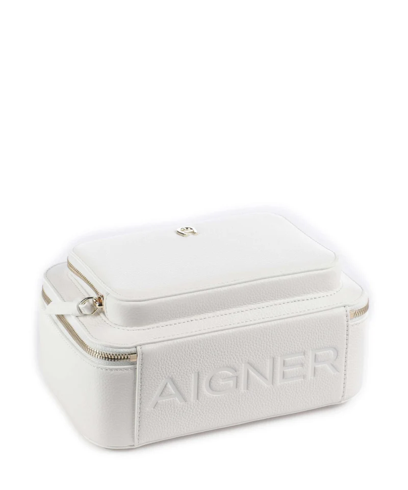 Aigner Zita S Bandolera cotton white