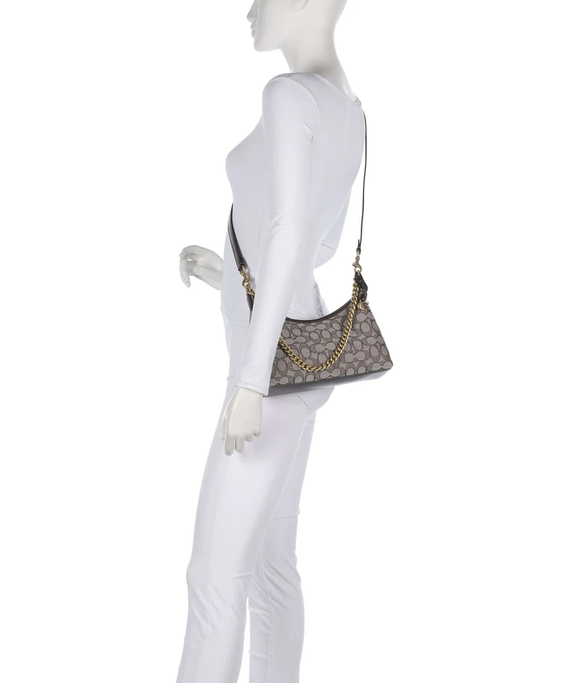 Coach Juliet Signature Jacquard 25 Bolso de hombro oak maple