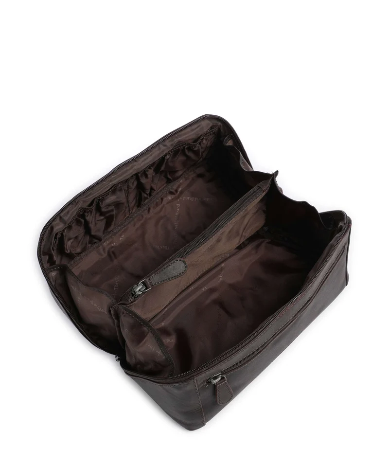The Chesterfield Brand Wax Pull Up Cow Elmia Neceser brown