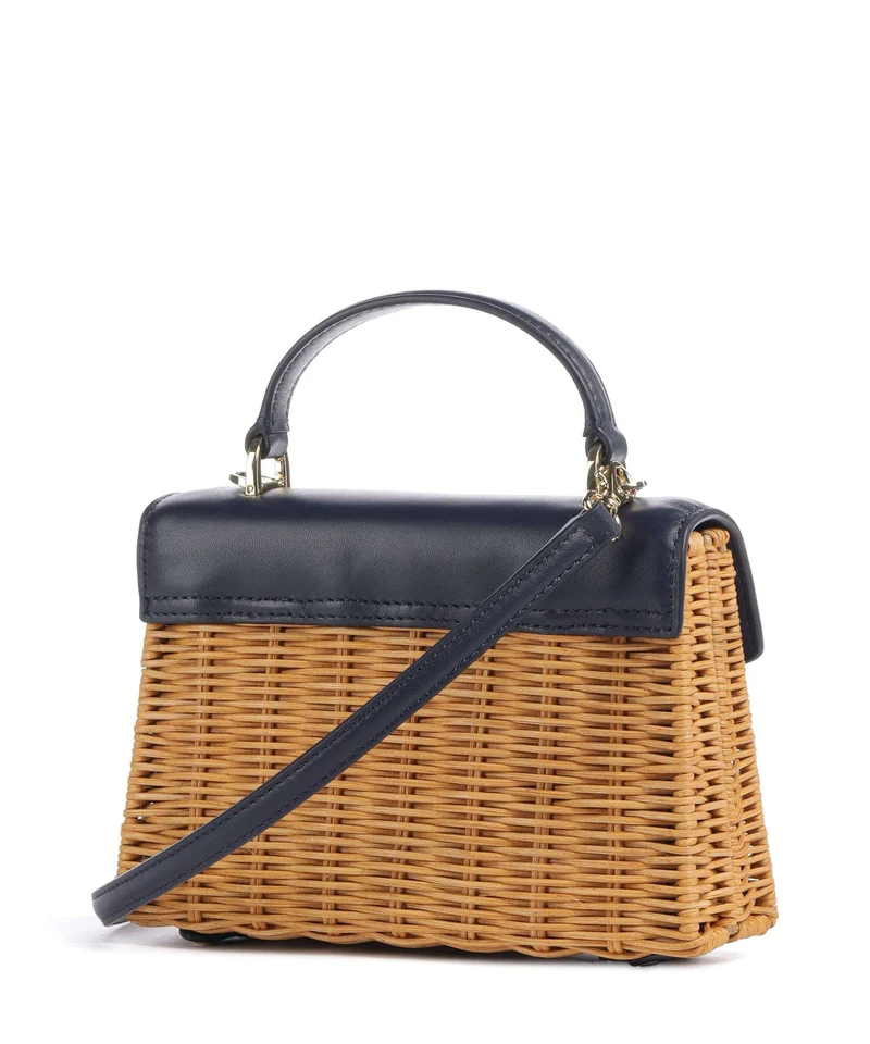 Lauren Ralph Lauren Farrah Small Bolso de mano light walnut/refined navy
