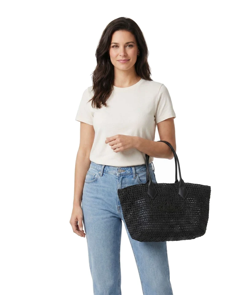 Vivienne Westwood Alana Bolsa shopping black