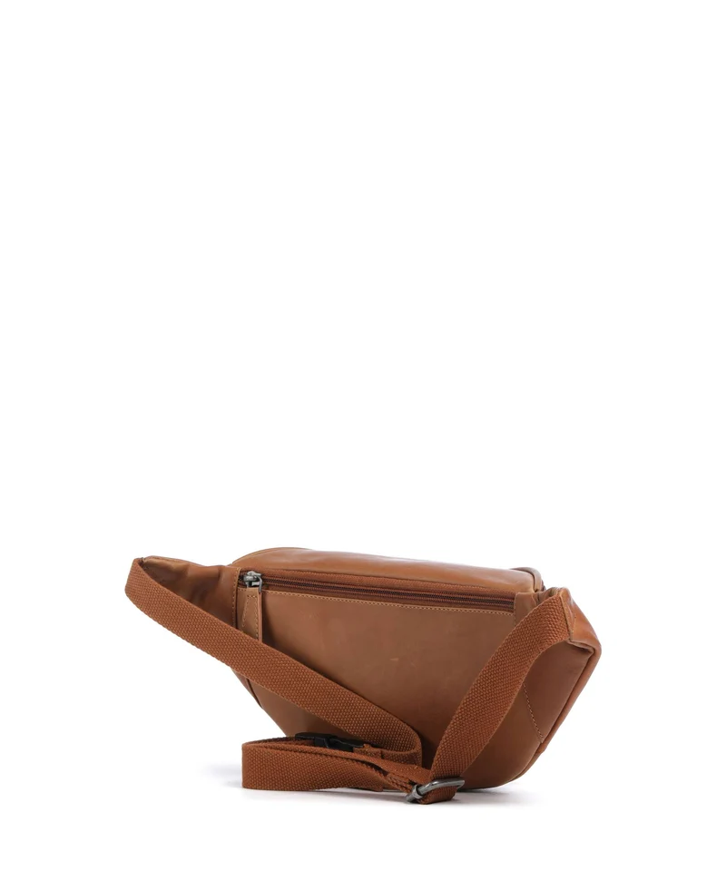 The Chesterfield Brand Wax Pull Up Cow Vernio Riñonera cognac