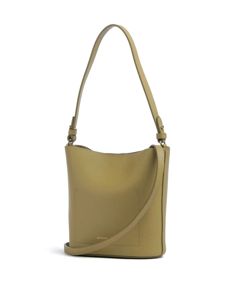 Coccinelle Nikla Bucket bolso de mano seagrass/sandshell