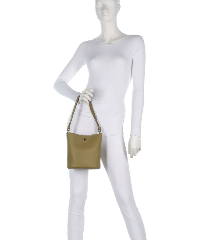 Coccinelle Nikla Bucket bolso de mano seagrass/sandshell