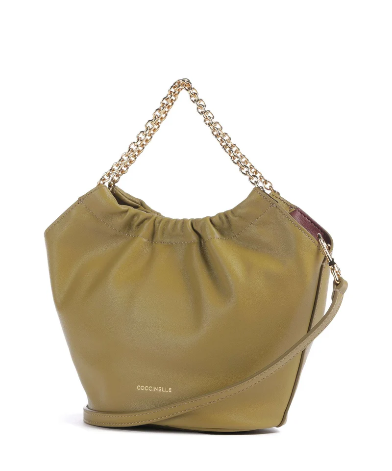 Coccinelle Smash Bucket bolso de mano seagrass