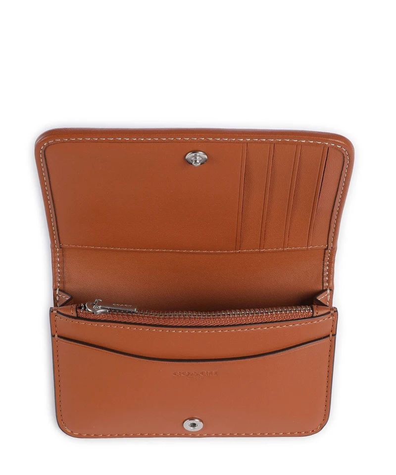 Coach Essential Crystal Signature Jacquard Monedero burnished amber