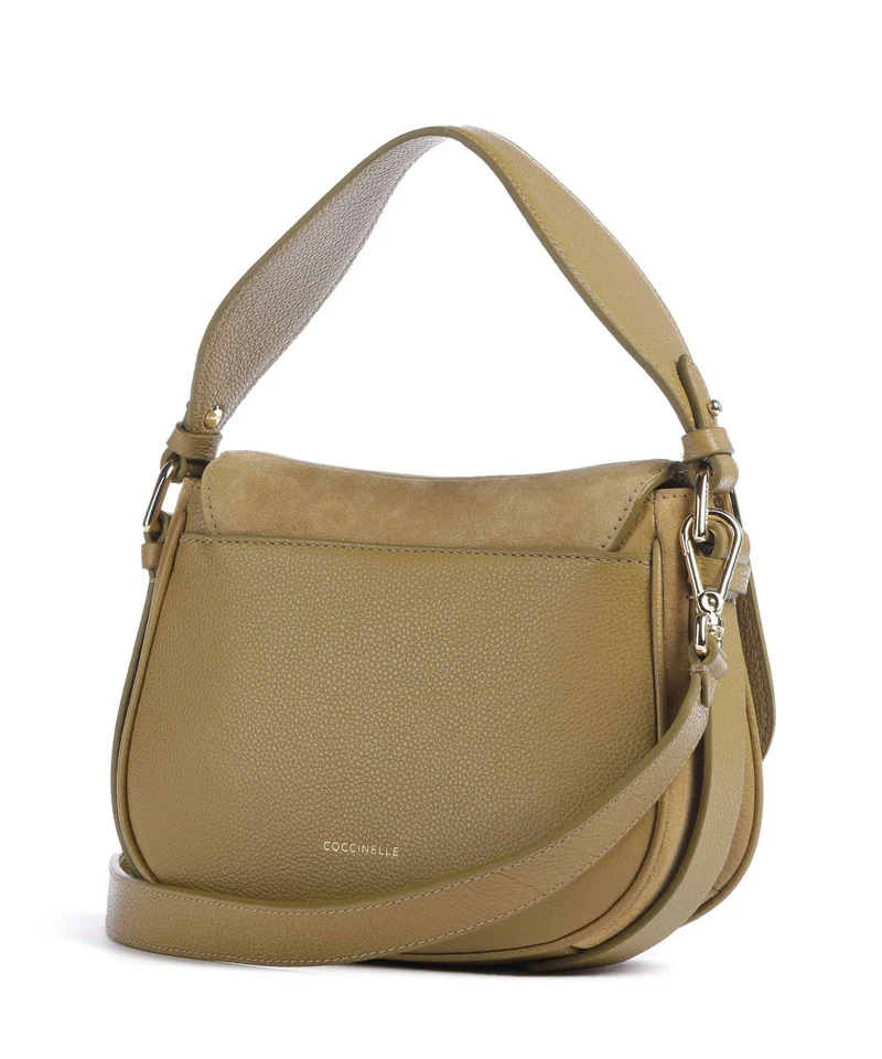 Coccinelle Mavery Suede Bolso de mano seagrass