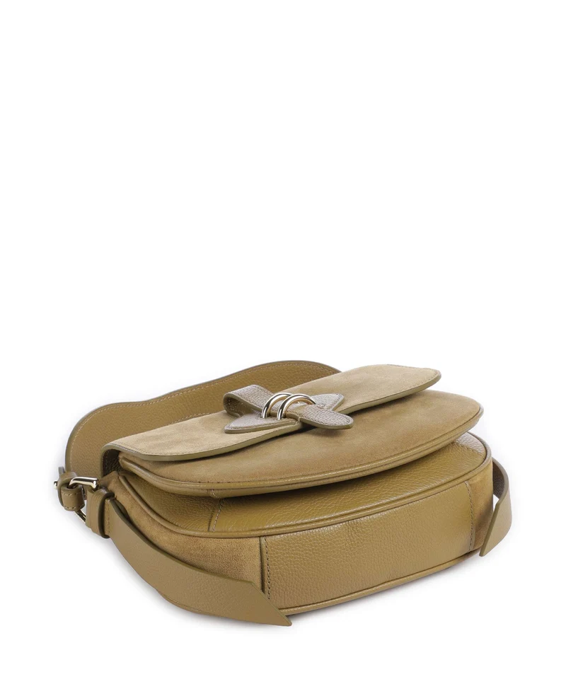 Coccinelle Mavery Suede Bolso de mano seagrass