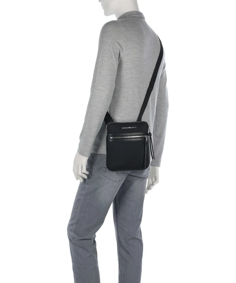 Emporio Armani Monogram Bandolera black beauty