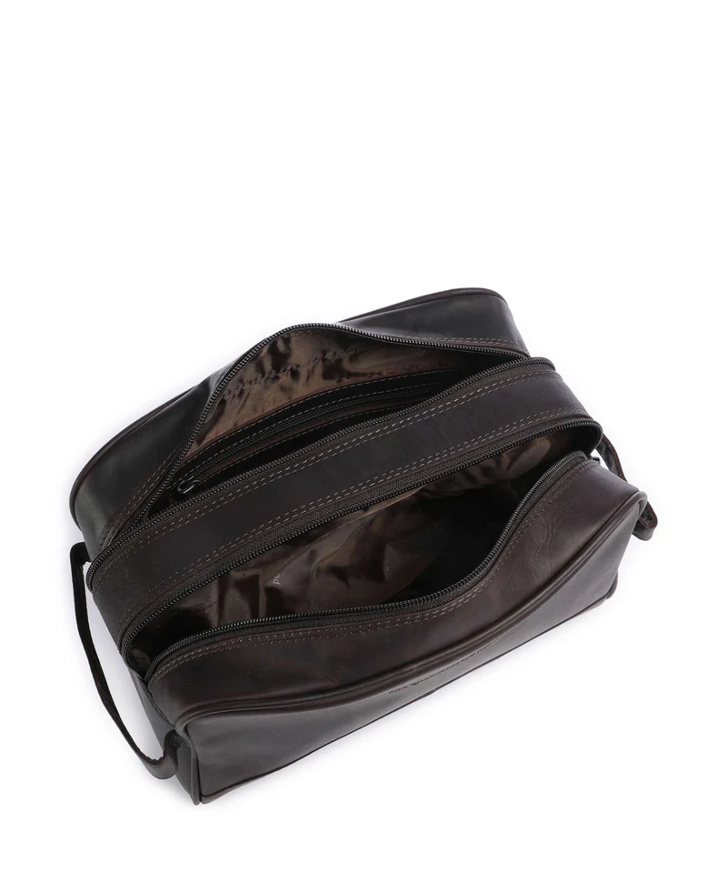 The Chesterfield Brand Wax Pull Up Cow Stacey Neceser brown