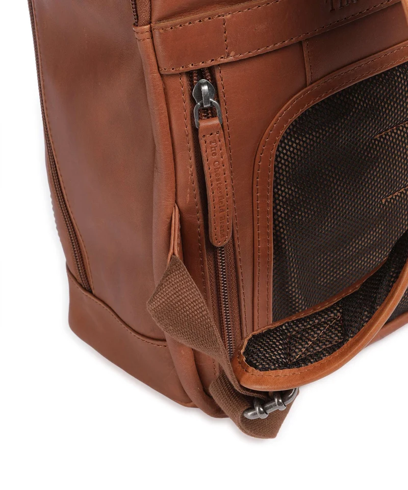 The Chesterfield Brand Wax Pull Up Cow Detroit Mochila cognac
