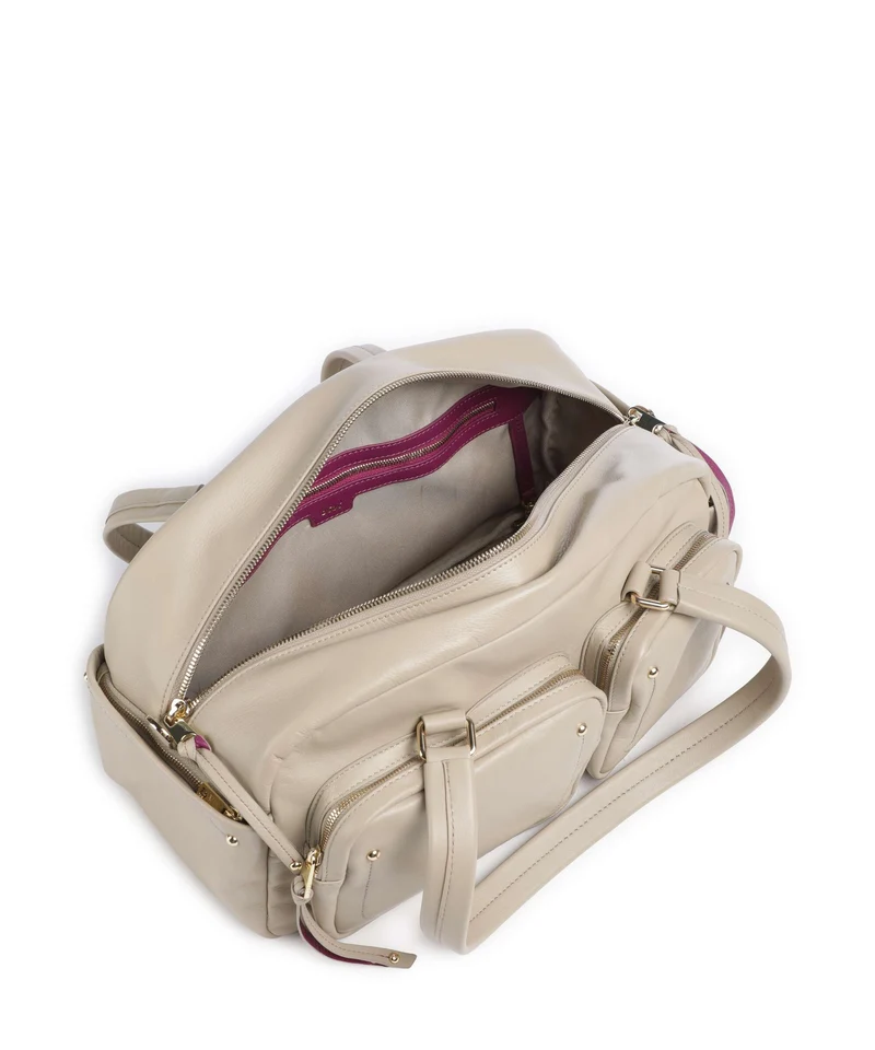 DuDu Bags Pocket Fanciful Bolso de hombro sand grey