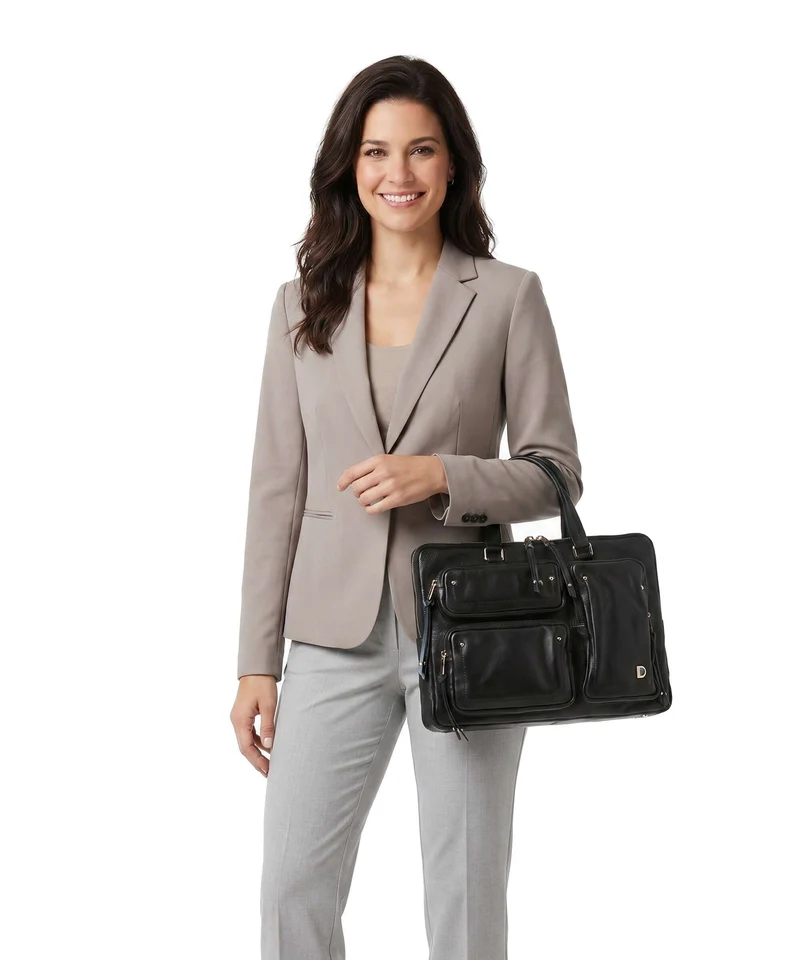 DuDu Bags Pocket Dots Bolso para portátil nero