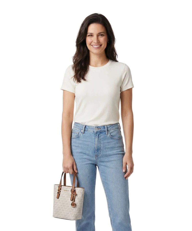 Michael Kors Quinn XS Bolso de mano vanilla/acrn