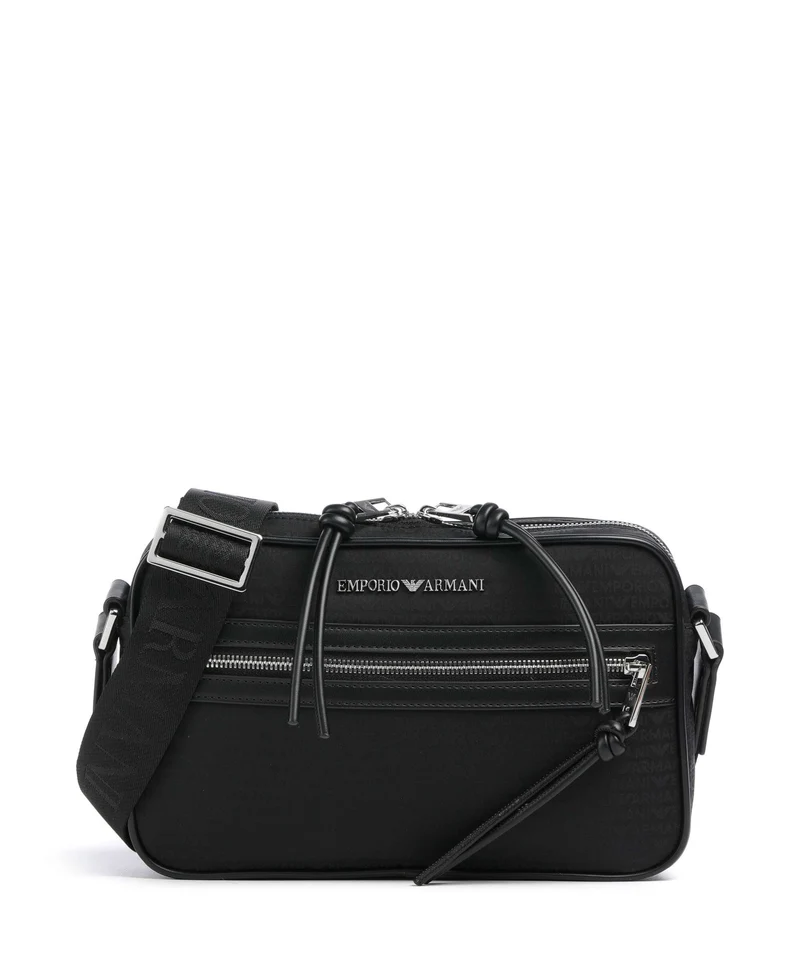 Emporio Armani Monogram Bandolera black beauty