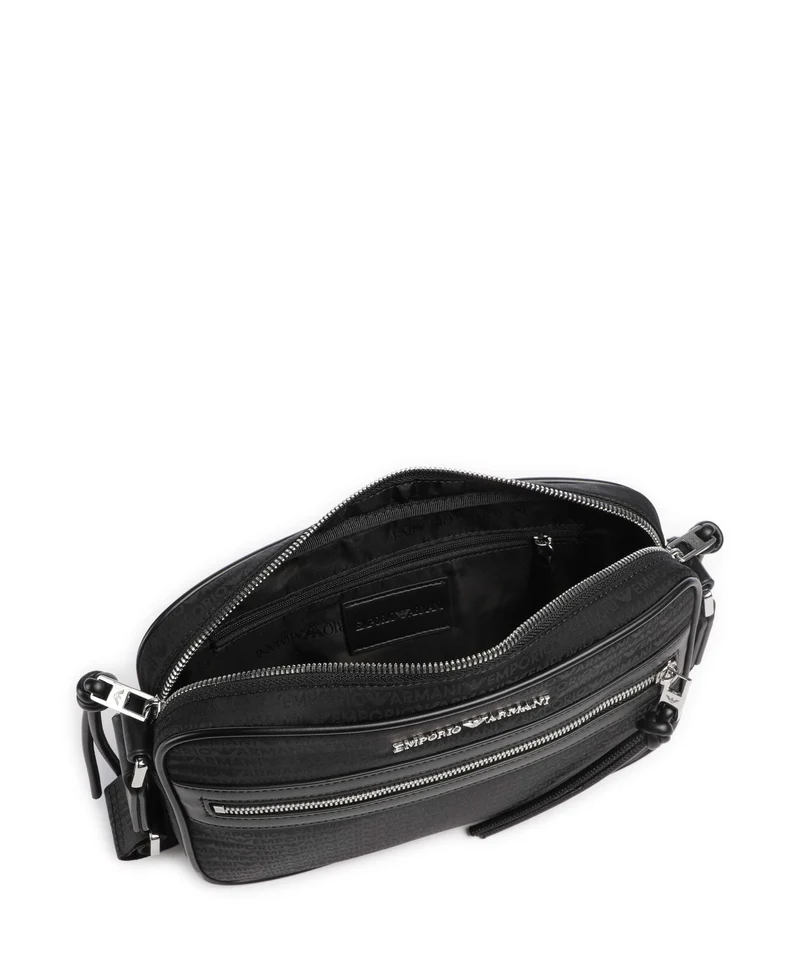 Emporio Armani Monogram Bandolera black beauty