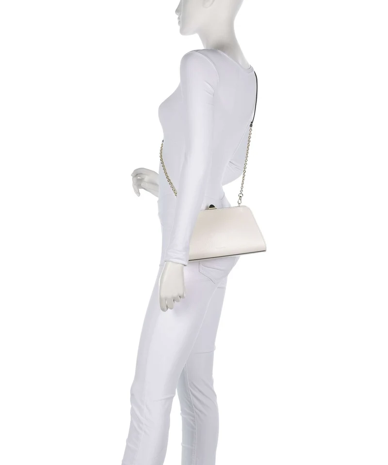 Coccinelle Liv Calf Bandolera pearl