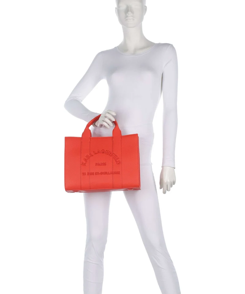 Karl Lagerfeld K/Rue St Guillaume Medium Bolso de mano grapefruit