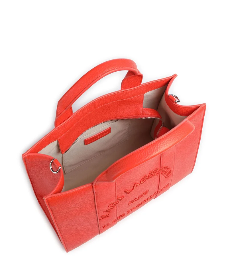 Karl Lagerfeld K/Rue St Guillaume Medium Bolso de mano grapefruit