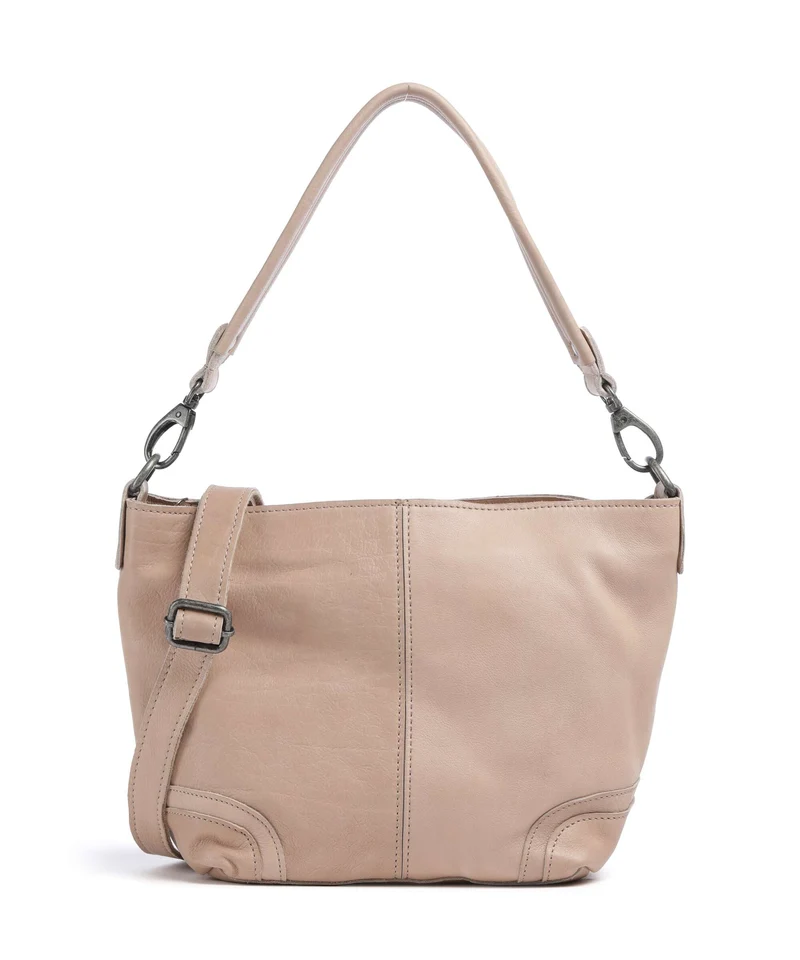 The Chesterfield Brand Washed Waxed Cow Lucy Bolso de hombro beige