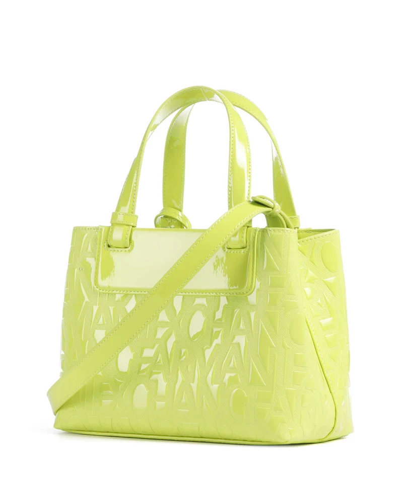 Armani Exchange Liz Patent S Bolso de mano crystal citrus