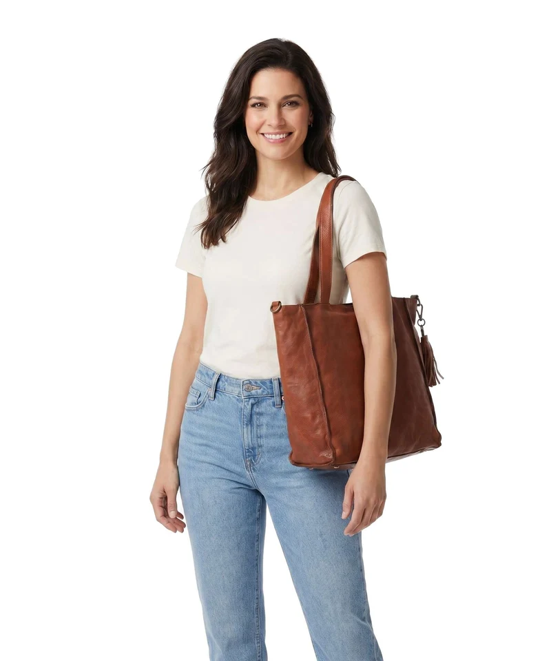 Taschendieb Wien Kaiserstrasse 21 Bolsa shopping cognac