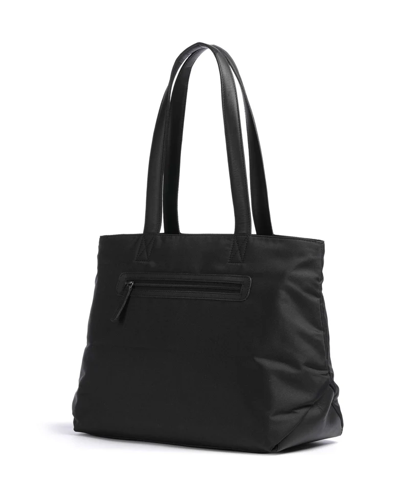 The Chesterfield Brand Nylon Wax Pull Up Otta Bolsa shopping black
