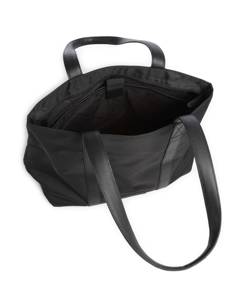 The Chesterfield Brand Nylon Wax Pull Up Otta Bolsa shopping black