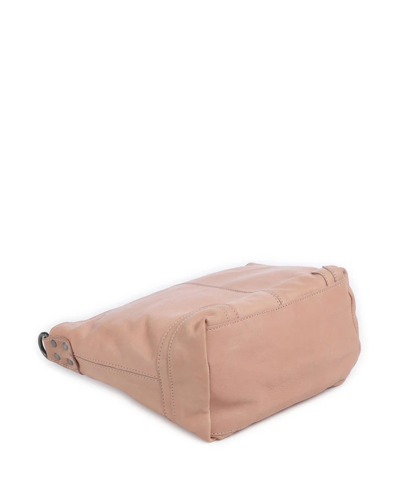 The Chesterfield Brand Washed Waxed Cow Lucy Bolso de hombro vintage rose