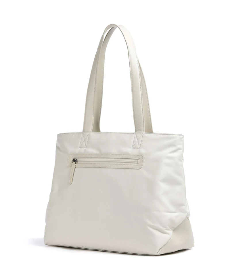The Chesterfield Brand Nylon Wax Pull Up Otta Bolsa shopping off white