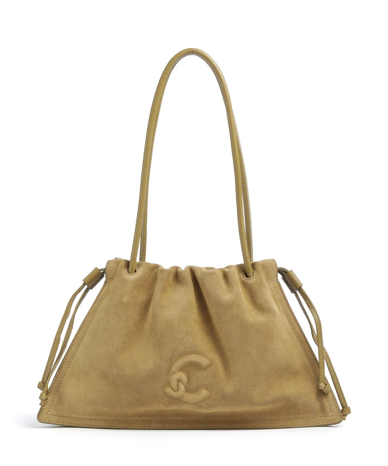 Coccinelle Dulse Bucket bolso de mano seagrass