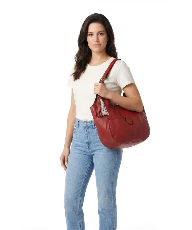 Taschendieb Wien Mariengasse 1 Bolso de hobo burgundrausch