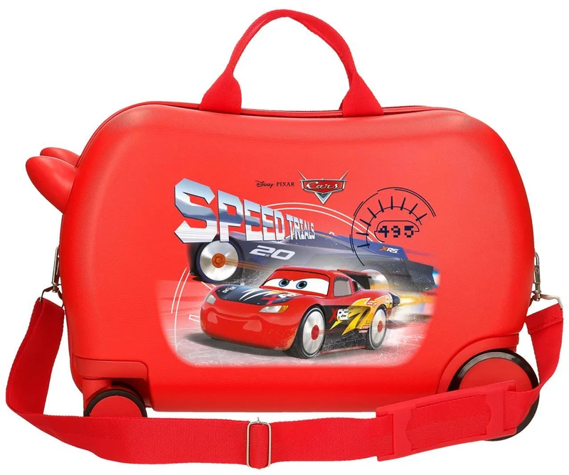 4031021 MALETA INF.ABS 4R.(2 MULTI.) 45CM. CARS SPEED TRIALS